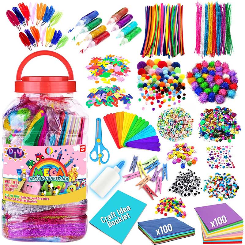 Hoe kinne Kids DIY Art Crafts kreativiteit en learen ynspirearje?