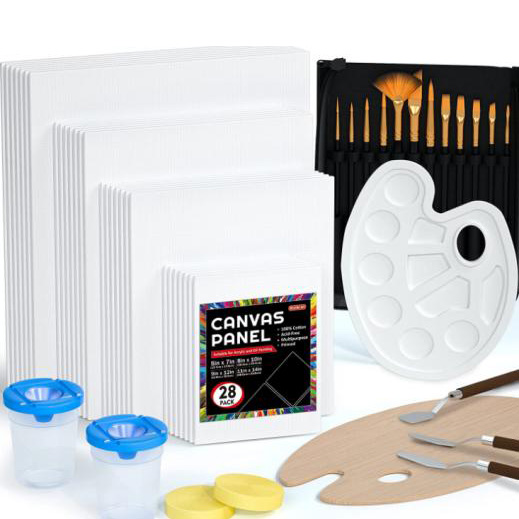 Wêrom soene jo kieze foar keunstfoarrieden Canvas skilderijboerd mei kleur foar jo kreative projekten