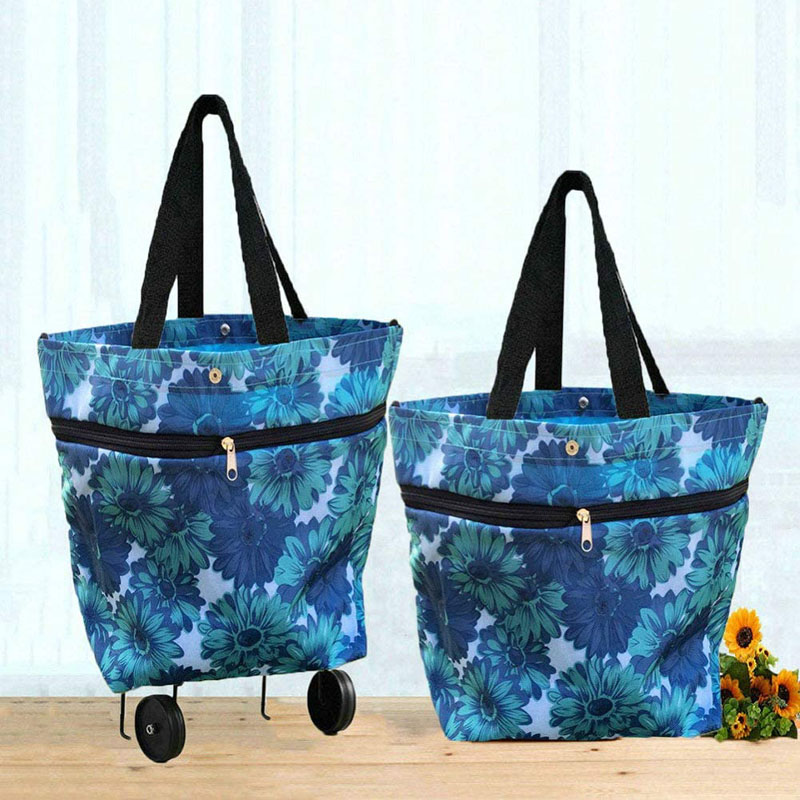 Ynklapbere Trolley Shopping Bags