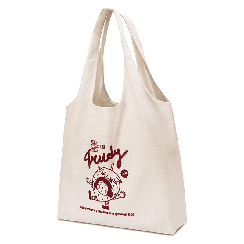 Grappige werbrûkbere Canvas Shopping Bag