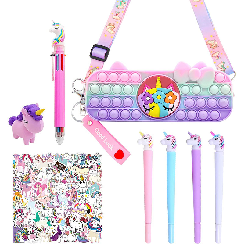 Unicorn Pencil Case Unicorn Stationary Set foar famkes